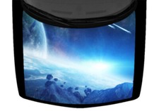 Galaxy Asteroid Field Planet Eclipse Truck Hood Wrap Vinyl Car Graphic Decal