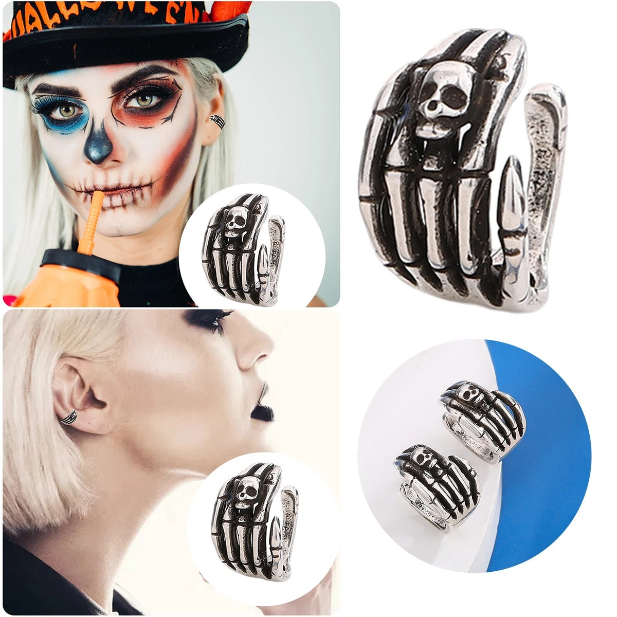 Skeleton ear cuff sale