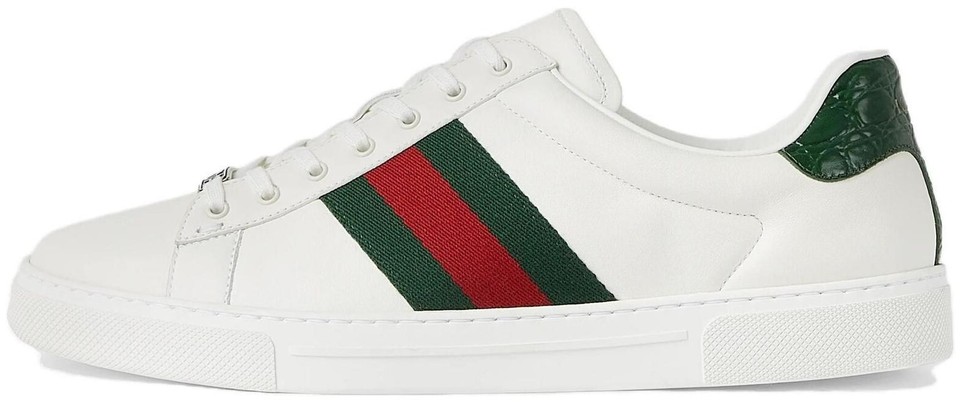 Gucci Ace White Green Red for sale | eBay