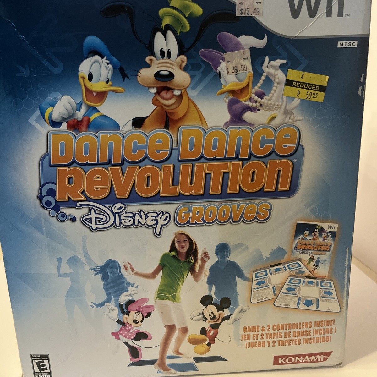 Nintendo Wii Konami Dance Dance Revolution Disney Grooves 2