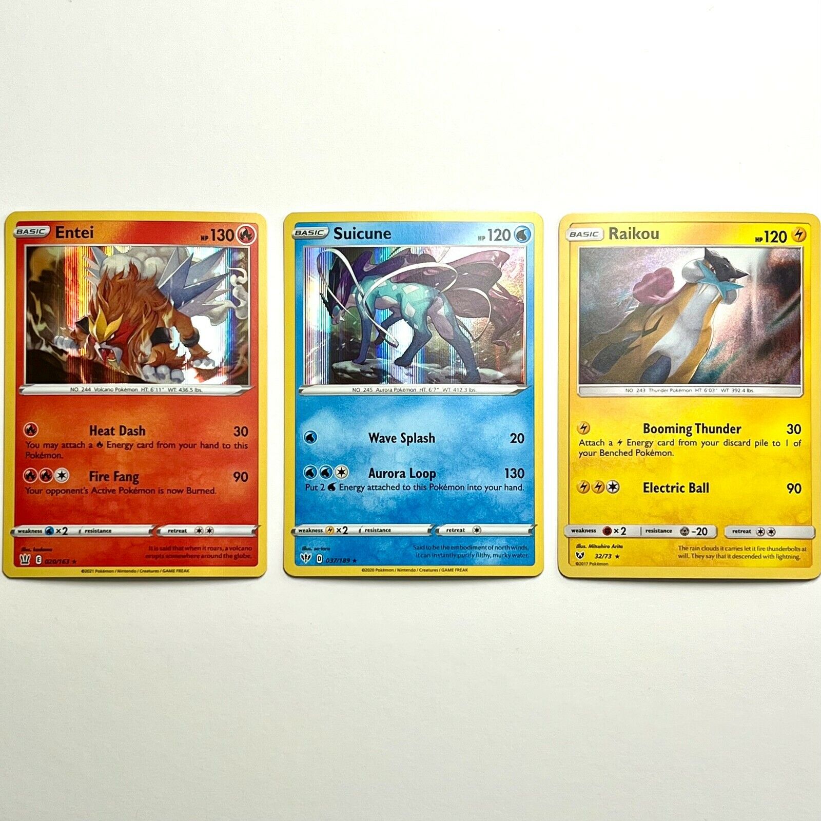  Raikou, Entei, Suicune - 3 Legendary Dogs Vinyl