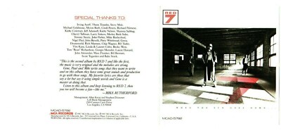 Mega Rare Red 7    When The Sun Goes Down 1987 press in Japan CD MACD-5792