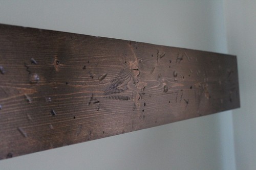 8"Deep You Choose Length & Stain Faux Barnwood Fireplace Mantel Rustic Beam - Picture 2 of 26