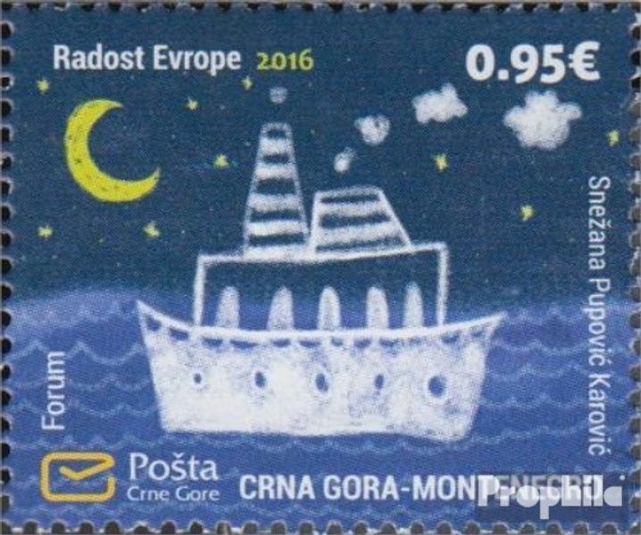 Montenegro 395 (compleet Kwestie) postfris MNH 2016 Europesea. C