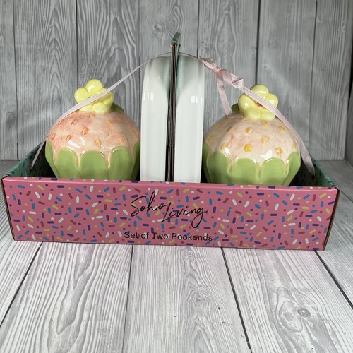 Set Of Cupcake Bookends Brand New Soho Living