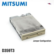 MITSUMI D359T3 3.5" 1.44MB FLOPPY DRIVE DISK DRIVE JUMPER CONFIGURATION DS0/1