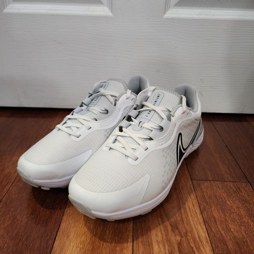 New Nike Mens Infinity Pro 2 Wide Golf Shoe White Black Pure Platinum DM8449-101