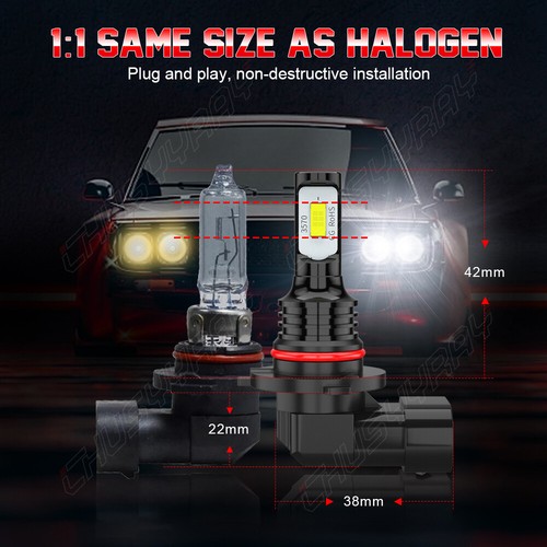 NEW FOR Toyota RAV4 1998 1999 2000 4PC 9005+9006 Headlight Bulb High Low Beam - Picture 4 of 9