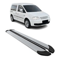Seitenschweller Trittbretter Schweller FüR Vw Caddy 2003-2020 L1 Kurzer Silber