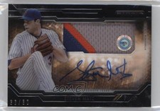 2015 Topps Strata Clearly Authentic Relics Black 36/50 Steven Matz Auto 0l1