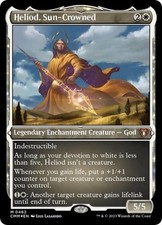 Heliod, Sun-Crowned (Foil Etched) -Foil Near Mint MTG Commander Masters