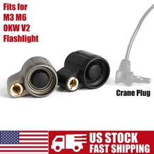 Tactical Tail Cap Dual Fuction Switch Replacement for M300 M600 LED Flashlight