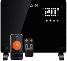 DONYER POWER 1000W Small Convector Heater, Ultra-thin Wall-mounted or Freestandi