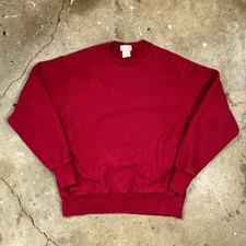 Modern Champion Reverse Weave Crewneck Sweatshirt Burgundy Mens Medium