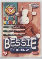 1999 Ty Beanie Babies Platinum Edition Bessie the Cow #4009 1b9b