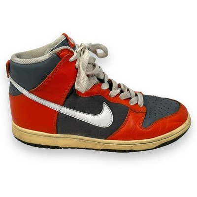 Nike Dunk High College Orange Flint Gray Mens 10 Sneaker 309432-812 Shoes