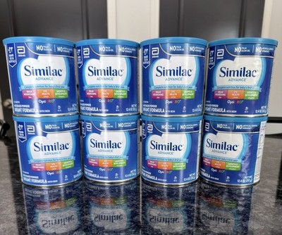 Similac Advance Infant Formula with Iron 12.4 Oz Case Of 8 Exp 2027+