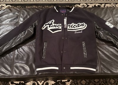 American Breed Varsity Pleather Jacket - NWT