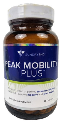 Gundry MD Peak Mobility PLUS Advanced Joint Flexability Support 90 capsules NEW