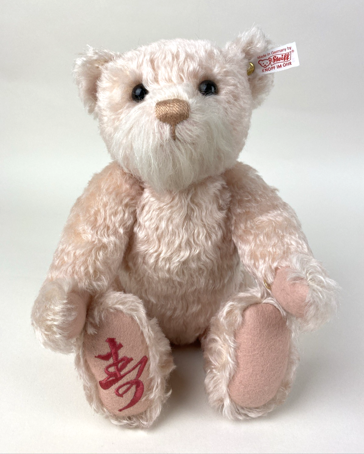 Steiff 2003 Shou Bear Ltd Edition - 32cm - Pink Mohair - EAN:675799