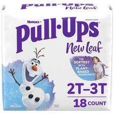 60 Ct Pull-Ups New Leaf Boys' Disney Frozen Potty Training Pants, 4T-5T 38-50
