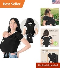 Baby Wrap Carrier Ring Sling - Easy to Wear, Adjustable D-Lite Baby Carrier N...