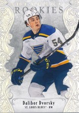 2025/26 Upper Deck Artifacts #196 Dalibor Dvorsky Platinum Sparkle Base Parallel