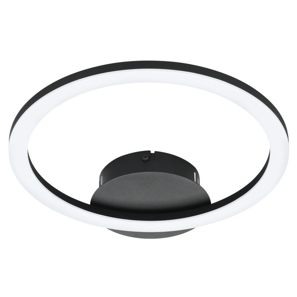 Moderne Flache Deckenleuchte 1X12W Led 1000Lm IP20 3000-6500K Weiß Schwarz-image