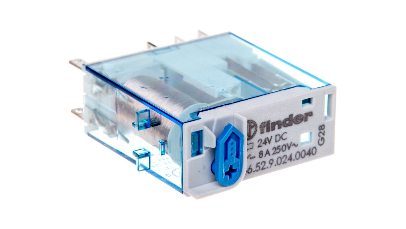 2P 8A 24V DC AgNi Miniature Relay 46.52.9.024.0040