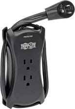 Tripp Lite 3 Outlet Portable Surge Protector Power Strip, 18in Cord