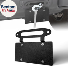 Winch License Plate Bracket Compatible with 10" Hawse Fairlead, Bumper Winch Mou