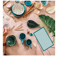 Lot of 3 Silk Screen Stencil Transfer Reusable-Silkscreen Kit for Jewelry   2