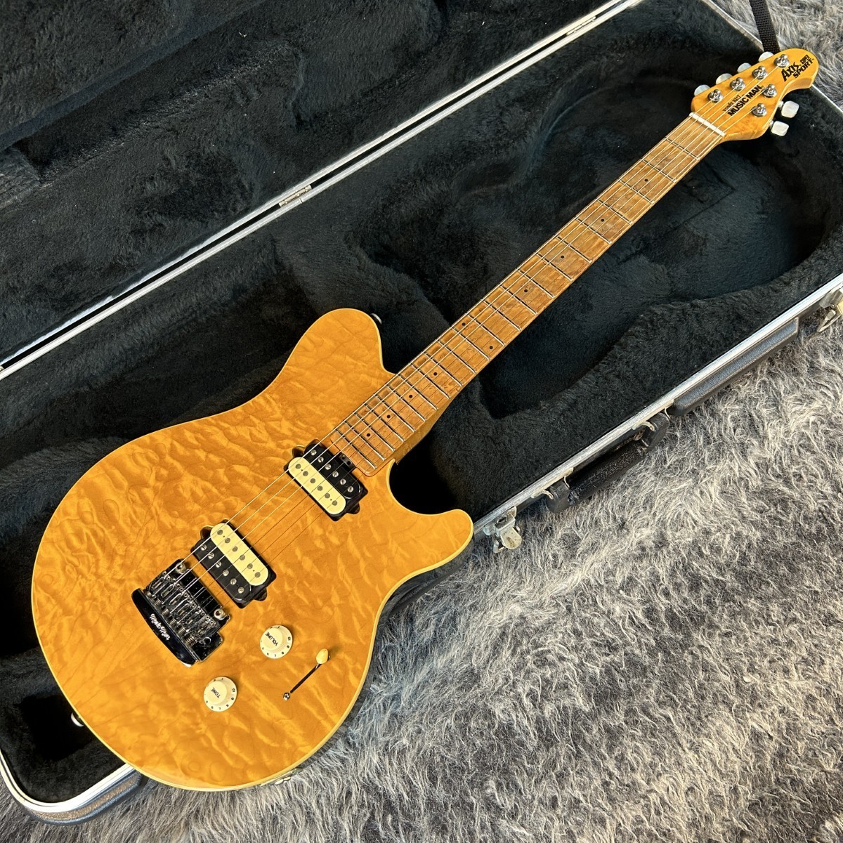 MUSIC MAN Axis Super Sport HH Trans Gold #GGf0t | eBay