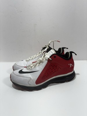 Nike Air Griffey Max 360  Red White Swingman Sneakers 538408-106 Men's Size 1.5