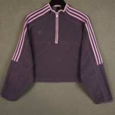 Adidas Pullover Womens Medium Purple Pink Tir...
