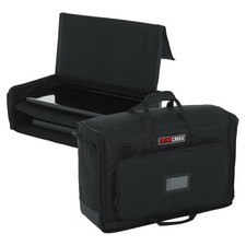 Gator Cases Padded Nylon Dual Carry Tote Bag for Transporting 2 LCD Screens, M