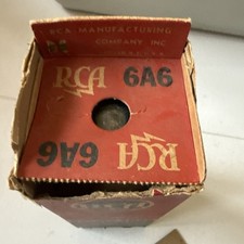 Lot Of 2: RCA Radiotron 6A6 Tube Nos Tu7