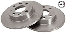 2x Bremsscheibe A.B.S. 15751 2 Bremsscheiben Vorderachse Vorne für Opel