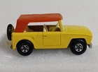 🚚 COOL Vintage MATCHBOX Field Car #18, Yellow Orange Top, Very Good! L👀K