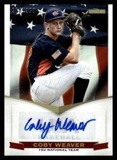 2012 Panini USA Baseball 15U National Team Signatures #20 Coby Weaver Auto #/299