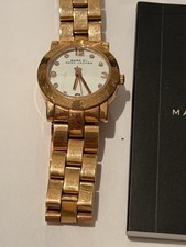 Marc Jacobs Quartz Watch MBM3078 Rose Gold Tone Steel NEEDS BATTERY