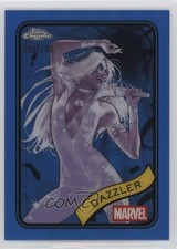 2025 Topps Chrome Marvel Comics Blue Refractor 298/299 Dazzler #52 04ag