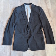 Brooks Brothers Explorer Fitzgerald Fit Grey Blazer Mens Size 40L 2 Button EUC