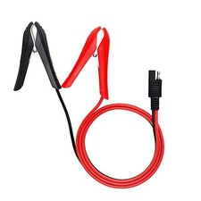 3.2FT 15AWG SAE to Battery Alligator Clip - 12V Quick Release Adapter
