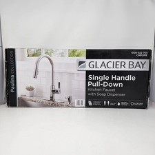 Glacier Bay Paulina Pull-Down Sprayer Kitchen Faucet  Soap Dispenser in Chrome