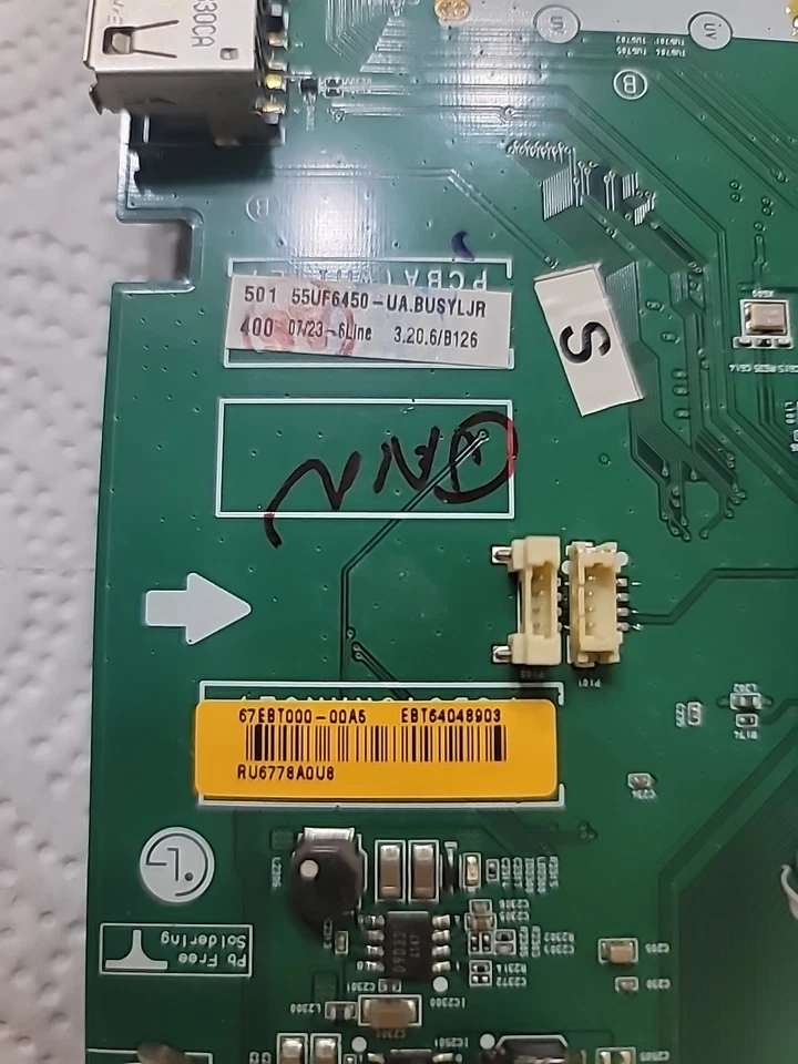 Placa principal LG. 55UF6450-UA - Imagem 3 de 4