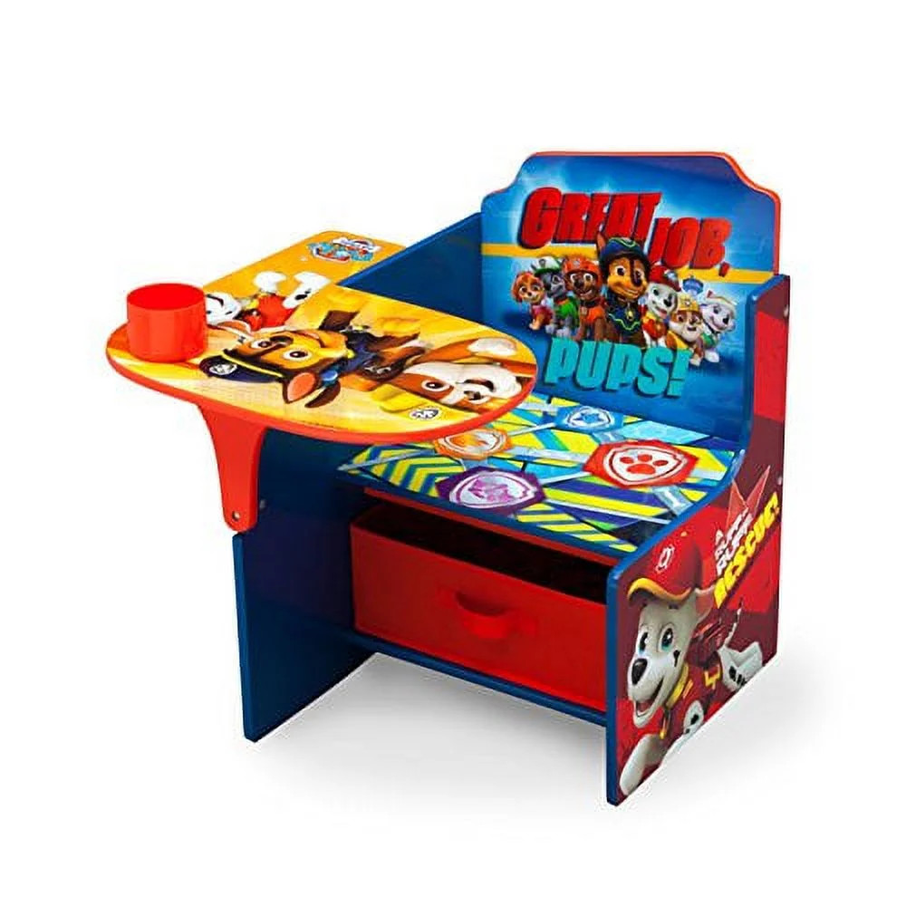 Desk With Storage Bin Paw Patrol Arm Rest