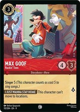 ロルカナ マックスグーフ チャート・トッパー アイコニック Max Goof - Chart Topper #230 Prices | Lorcana Fabled | Lorcana Cards