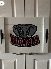 Handpainted Tailgate Tray- 19 In X 14 In- University Of Alabama- Elephant