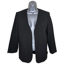 Theory Lindrayia B Good Wool Open-Blend Open-Front Blazer